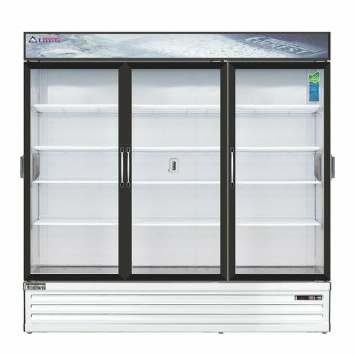 Everest EMSGR69C Triple Swing Glass Door Chromatography Refrigerator 69 Cu Ft -  FREE SHIPPING WITH LIFTGATE