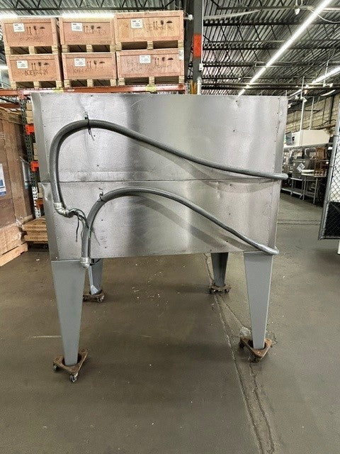 Bakers Pride EP-2-8-3836 Double Stacked Super Deck Electric 4 Pie Pizza Oven 208V 3 Phase ( USED UNIT)