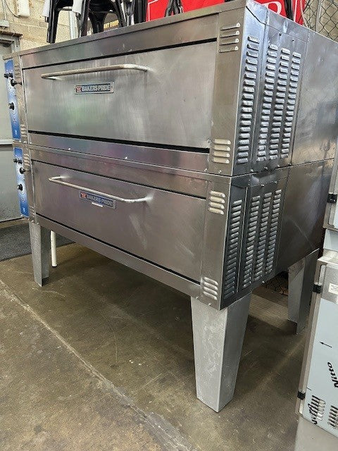 Bakers Pride ER-2-12-5736 Double Super Deck Electric Pizza Oven 208V 3 Phase (USED UNIT)