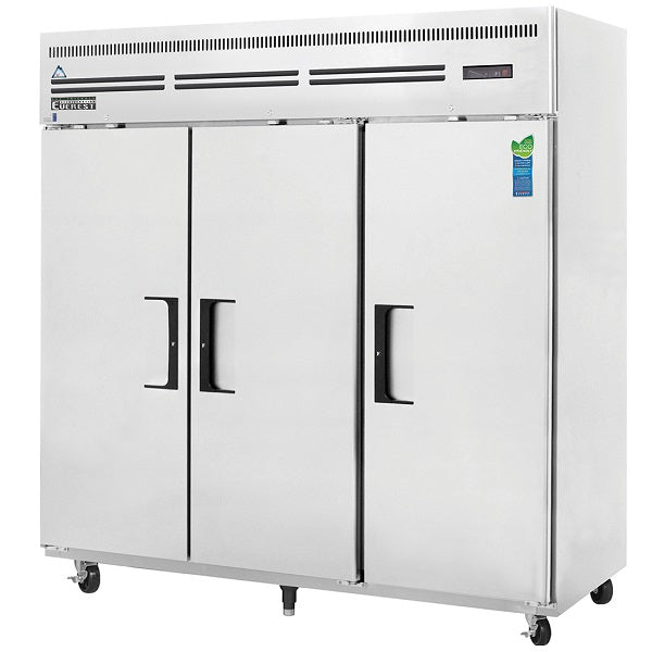 Everest ESF3 Triple Solid Door Upright Reach-In Freezer 75"  FREE SHIPPING WITH LIFTGATE