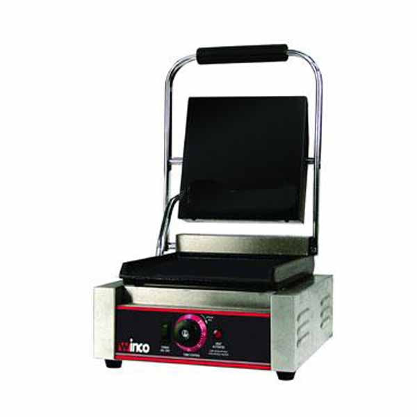 Winco ESG-1 Flat Sandwich Panini Grill, Electric - 120V