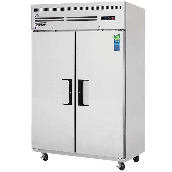Everest ESR2 Dual Solid Door Upright Reach-In Refrigerator 49.34"  FREE SHIPPING WITH LIFTGATE