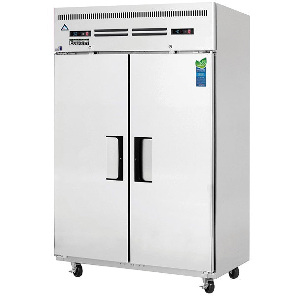 Everest ESRF2A Dual Solid Door Upright Reach-In Refrigerator & Freezer Combo 49.75"  FREE SHIPPING WITH LIFTGATE
