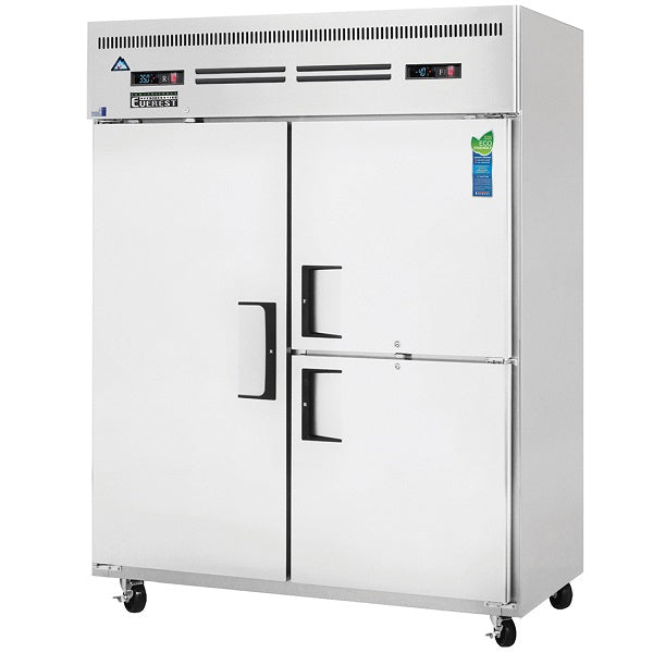 Everest ESWQ3 Triple Solid Door Upright Reach-In Refrigerator & Freezer Combo 59"   FREE SHIPPING WITH LIFTGATE