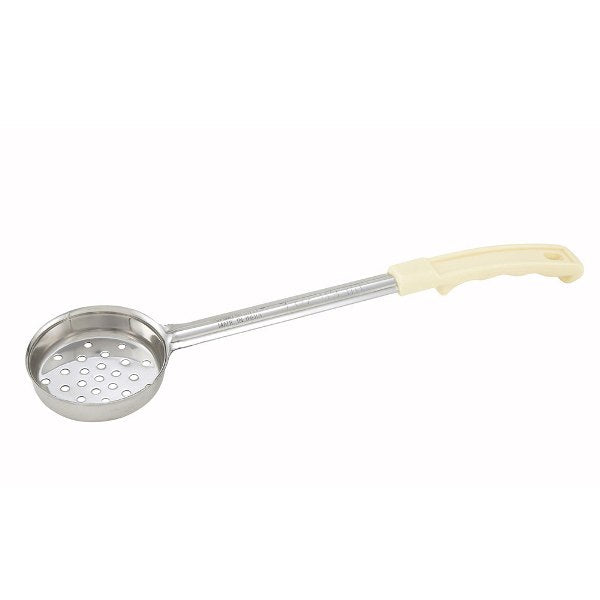 Winco FPP-3 3 oz. Perforated Food Portioner with Ivory Handle