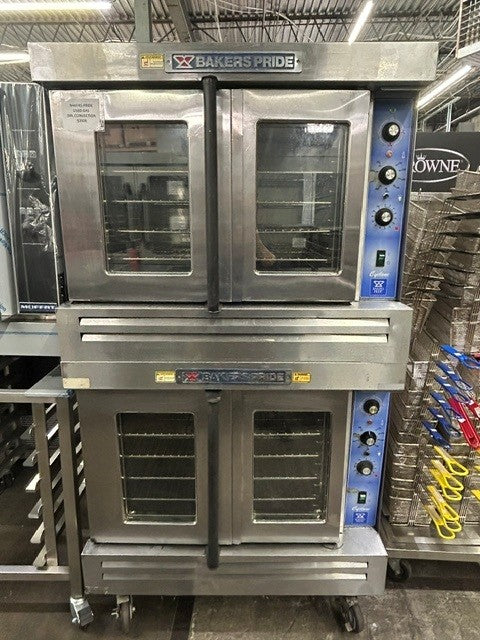Bakers Pride GDCO-G2 Cyclone Series Natural Gas Convection Oven Double Deck - 120,000 BTU (USED UNIT)