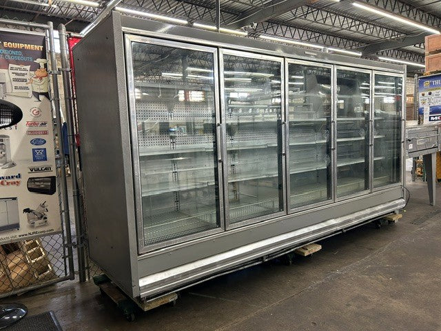 CustomCool GDR-5R Five Door Reach In Cooler - COMPRESSOR NOT INCLUDED (USED UNIT)