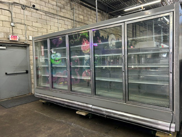 CustomCool GDR-5R Five Door Reach In Cooler - COMPRESSOR NOT INCLUDED (USED UNIT)