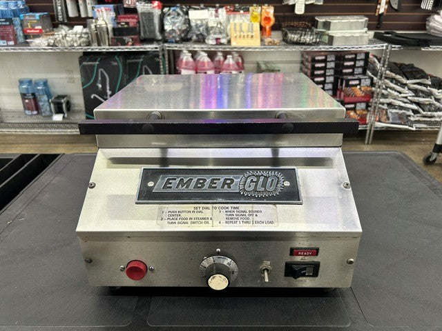 EMBERGLO ES5TS 1/2 Size Stainless Steel Electric Countertop Steamer - 120V (USED UNIT)
