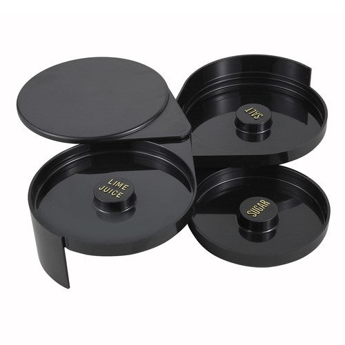 Winco GR-3 3-Tier Plastic Glass Rimmer