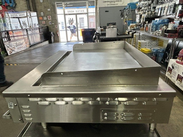 Wood Stone 39 1/2" Electric Griddle w Thermostatic Controls - 208V / 3PH PLANCHA (USED UNIT)
