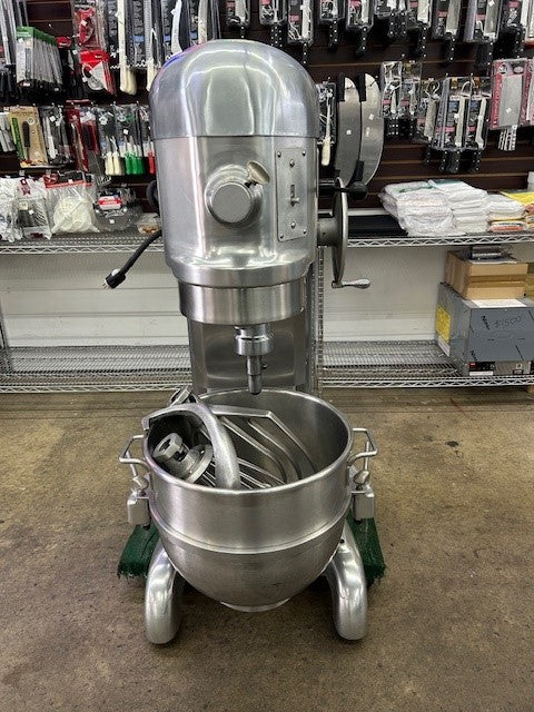 Hobart H-600D 60 Quart Mixer Including Hook, Flat Beater, Whip and Bowl 230V 1 phase (USED)