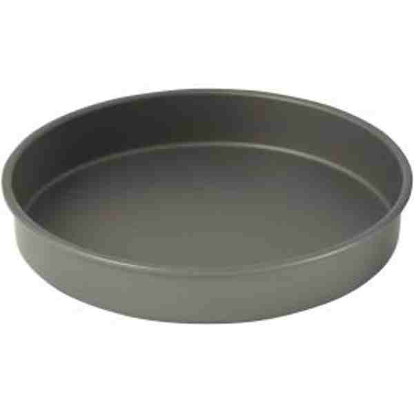 Winco HAC-122 Deluxe Cake Pan, 12" Dia. x 2" Deep,