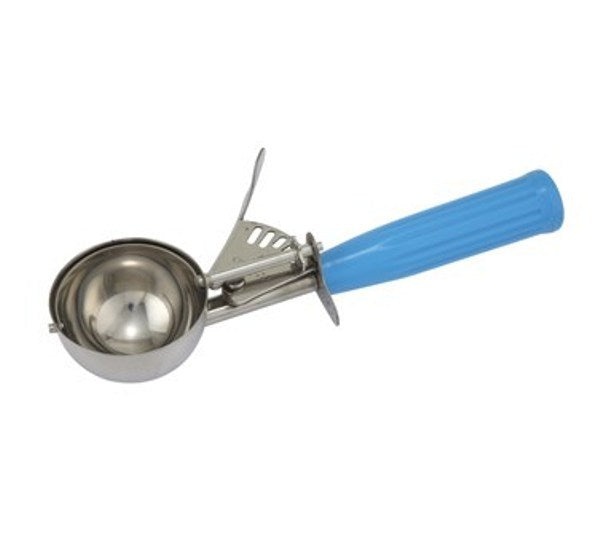 Winco ICD-16 2-3/4 oz. (Size 16) Ice Cream Disher with Blue Handle