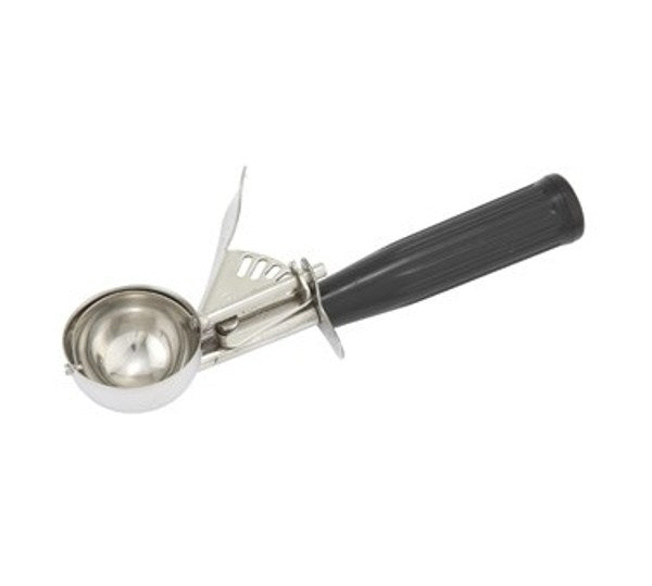 Winco ICD-30 1-1/4 oz. (Size 30) Ice Cream Disher with Black Handle