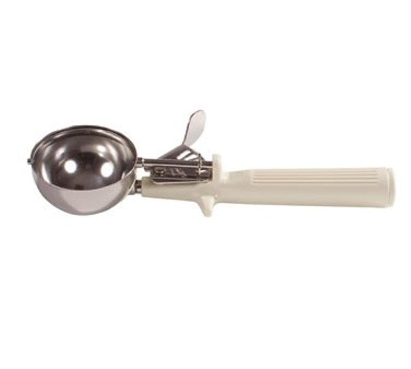 Winco ICOP-10 Deluxe Ice Cream Disher with Ivory Handle, Size 10