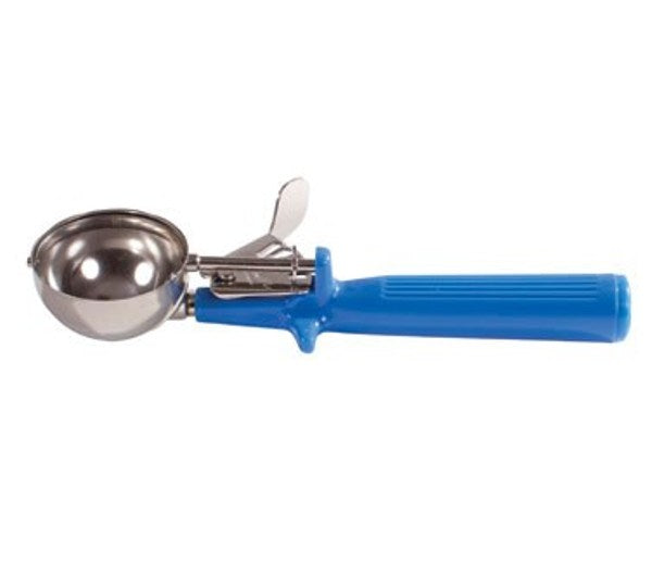 Winco ICOP-16 Deluxe Ice Cream Disher with Blue Handle, Size 16