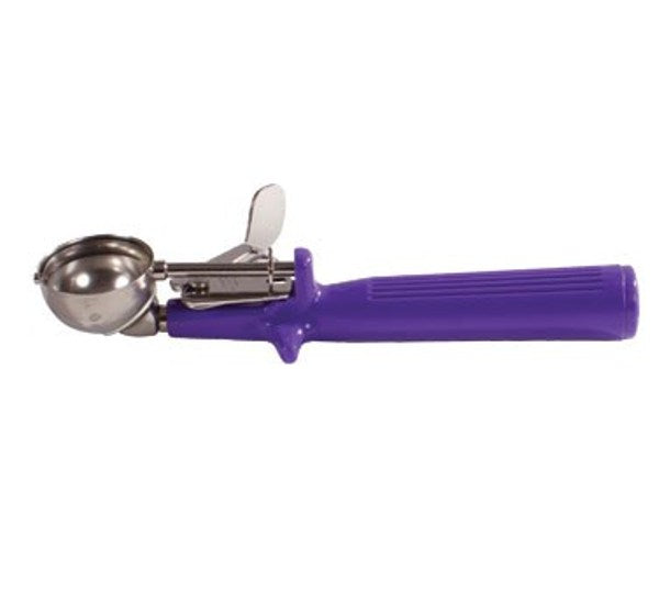 Winco ICOP-40 Deluxe Ice Cream Disher with Purple Handle, Size 40