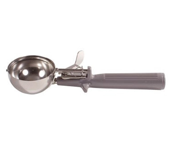 Winco ICOP-8 Deluxe Ice Cream Disher with Gray Handle, Size 8