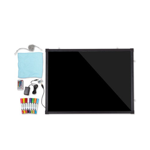 Alpine ALP495-04 Write-On LED Marker Board 23 3/5"H x 1/2"D x  31 1/2"W