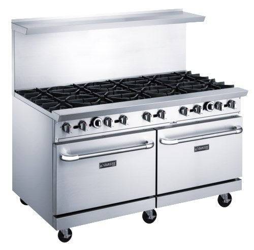 Dukers DCR60-10B 60" Natural Gas 10 Burner Range - FREE SHIPPING!