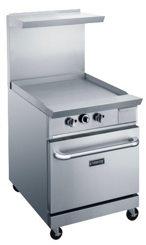 Dukers DCR24-GM 24" Natural Gas Range w Griddle - FREE SHIPPING!