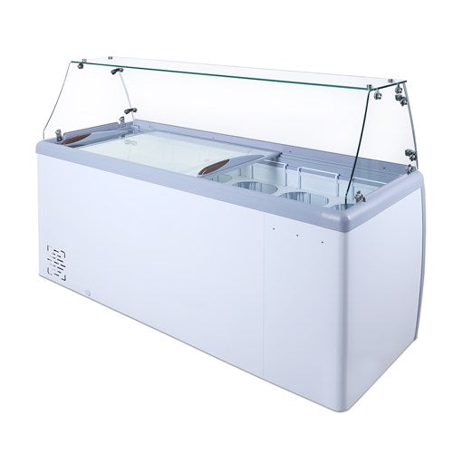 OMCAN FR-CN-0460-S (44589) 60" W Ice Cream Dipping Cabinet 370 Liter Capacity