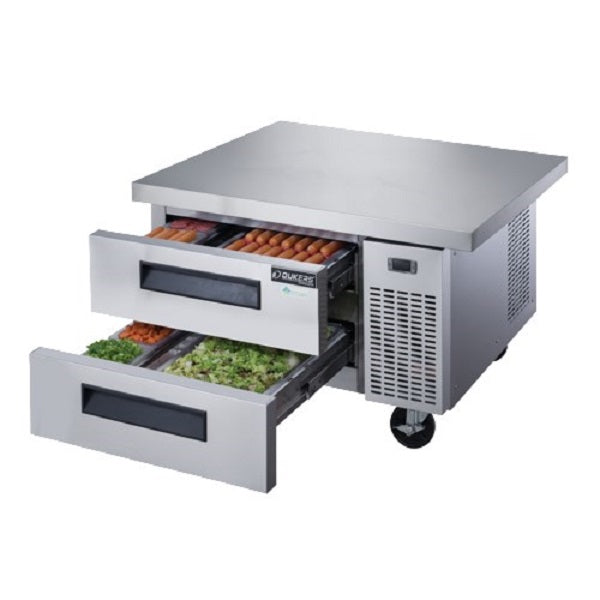 Dukers DCB48-D2 48"W  Refrigerated Chef Base with 2 Drawers FREE SHIPPING!