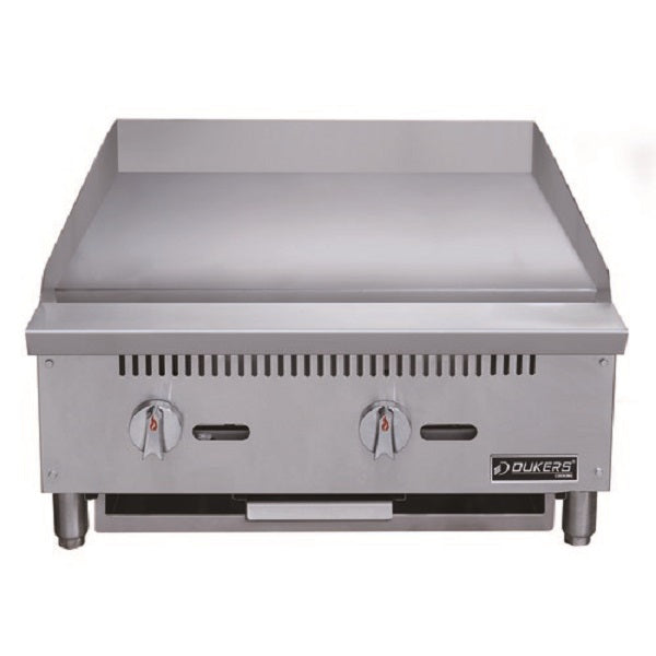 Dukers DCGMA24 24"W Heavy Duty Countertop Griddle - 60,000 BTU - FREE SHIPPING!