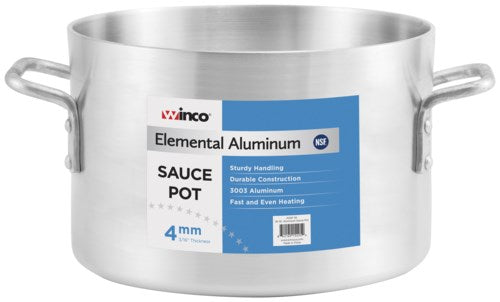 Winco ASSP-34 34 Quart Sauce Pot