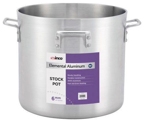 Winco ALHP-120 120 Qt. Elemental Stock Pot without Cover