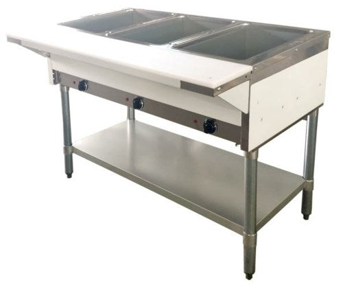 Omcan 47343  44" Stainless Steel Natural Gas Steam Table