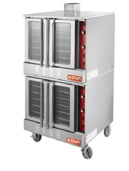 KONA NJGCO-2 NG Double Deck Convection Oven - Natural Gas
