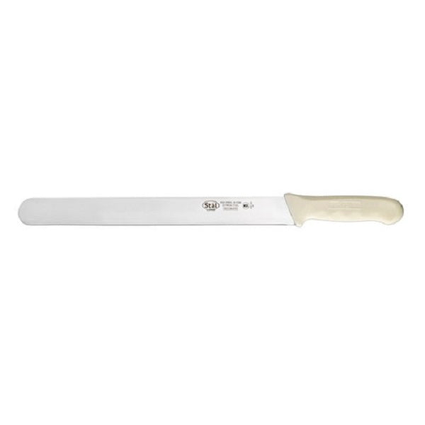 Winco KWP-122 Roast Beef Knife with 12" Blade and White Handle