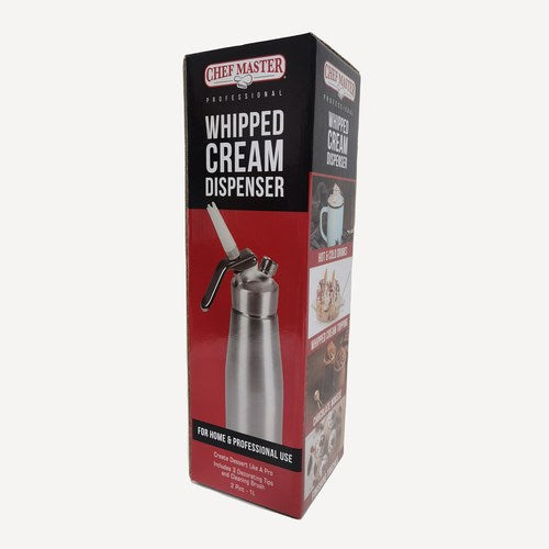 Chef Master 90077 1 Liter Whipped Cream Dispenser