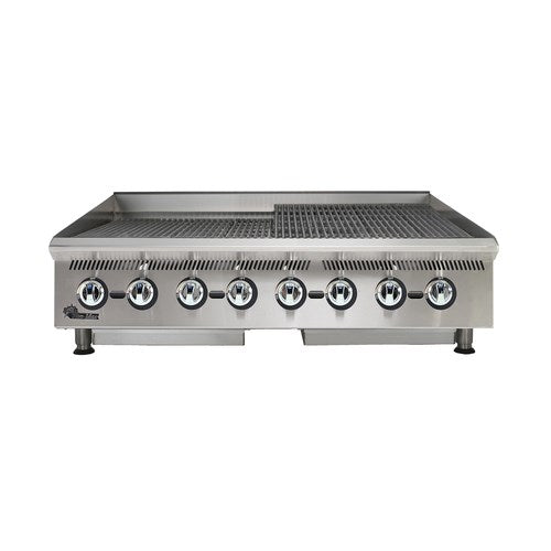 STAR 8048CBB  48” Lava Rock Gas Countertop Charbroiler - 160,000 BTU