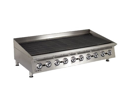 STAR 8060CBB  60” Lava Rock Gas Countertop Charbroiler - 200,000 BTU