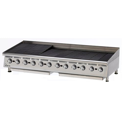 STAR 8072CBB  72” Lava Rock Gas Countertop Charbroiler - 240,000 BTU