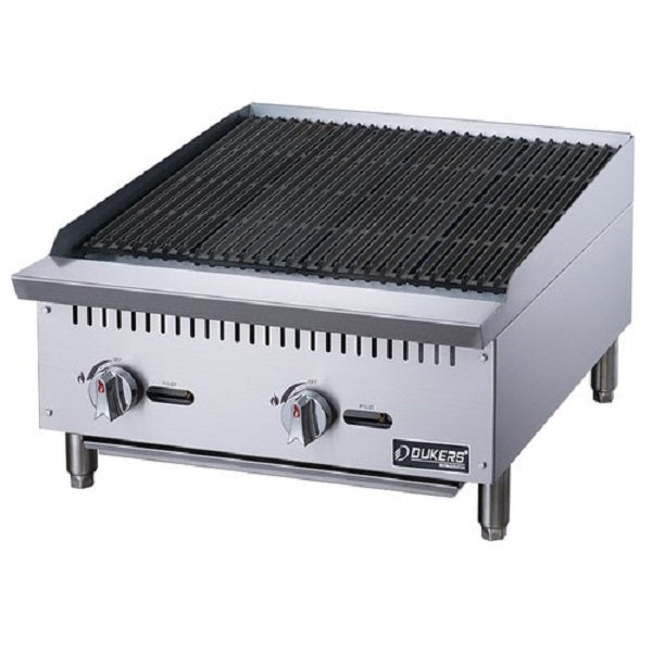 Dukers DCCB24 24"W Natural Gas Countertop Radiant broiler - 70,000 BTU - FREE SHIPPING!