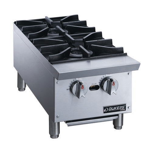 Dukers DCHPB12 12"W Natural Gas Hotplate - 56,000 BTU - FREE SHIPPING!