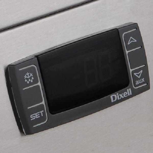 Dukers DBB72-H3 70 3/8"W Three Hinged Glass Door Black Back Bar Cooler -19.2 Cu. Ft FREE SHIPPING!