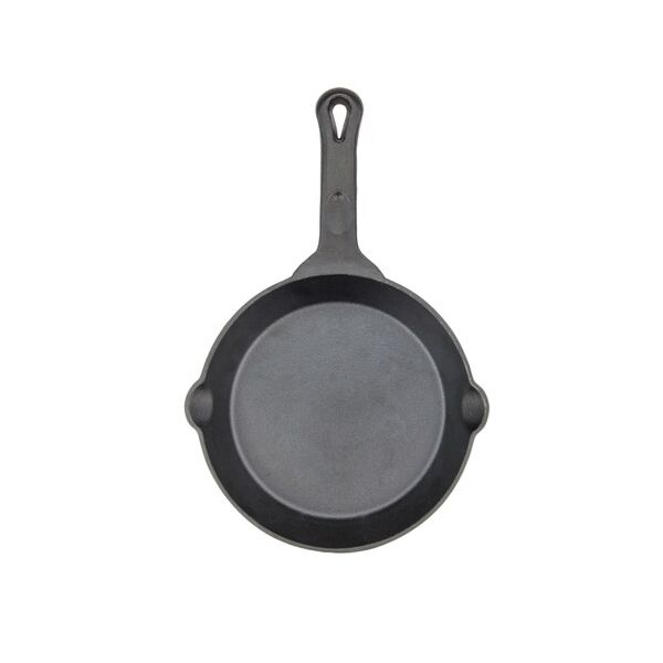 Winco CAST-5 FireIron ™ 4 7/8" Diameter Pre-Seasoned Cast Iron Skillet