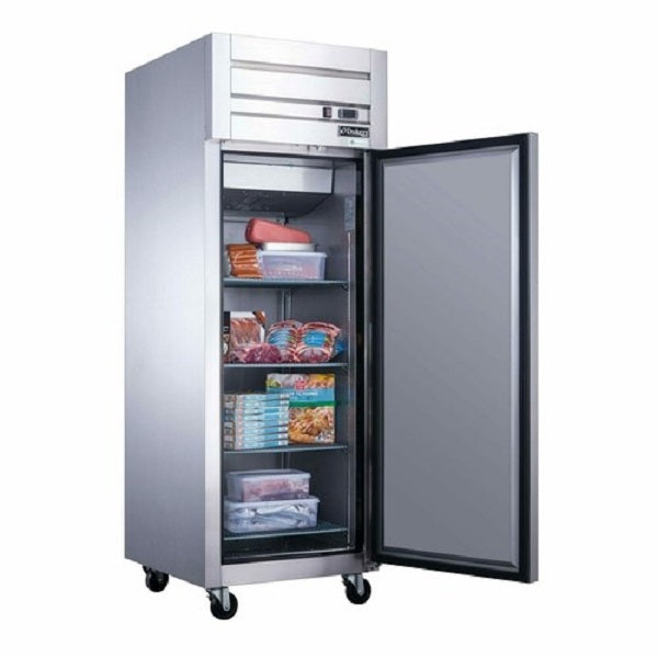 Dukers D28AF  27-1/2"W One Door Stainless Steel Top Mount Reach In Freezer - 18.31 Cu. Ft FREE SHIPPING!