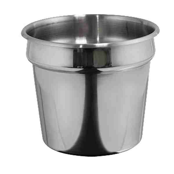 Winco INS-7.0M 7Qt. Vegetable Inset for Steam Table Stainless Steel, Mirror Finish