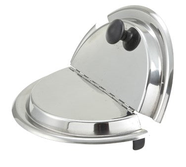 Winco INSH-11 Stainless Steel Hinged Vegetable Inset Cover for 11 Quart Inset Pan