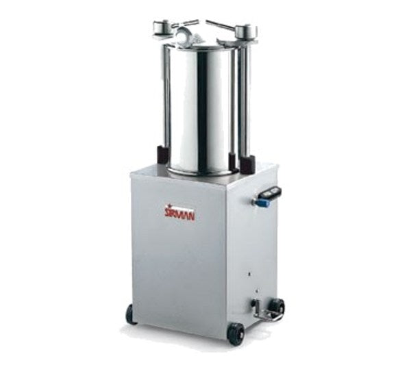 Sirman 40153006NA IS 25 IDRA Stainless Steel Electric Vertical Sausage Stuffer - 220V 3PH