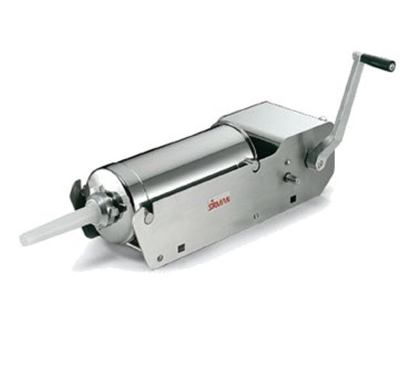 Sirman 40120800 IS 8 X Stainless Steel Manual Horizontal Sausage Stuffer