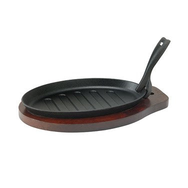 Winco ISP-3  3 Piece Oval Steak Platter Set