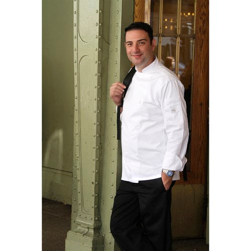 Mercer Culinary M60010WHS Millennia® Unisex Jacket - Size S