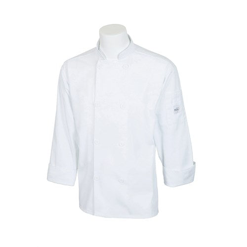 Mercer Culinary M60010WHL Millennia® Unisex Jacket - Size L